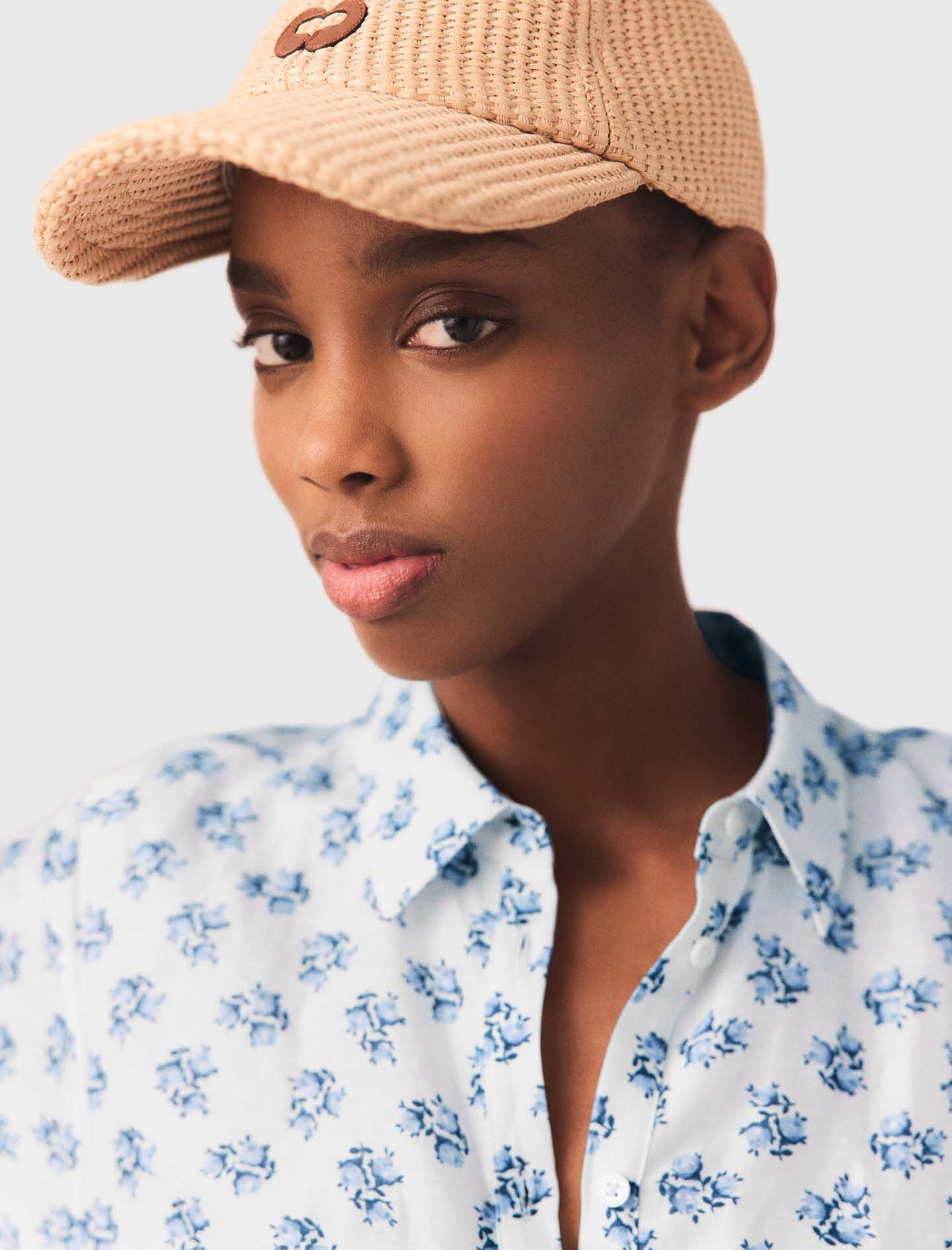 Maje Online / Natural-texture cap