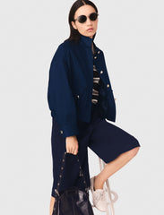 Maje On Sale / Cotton bomber jacket