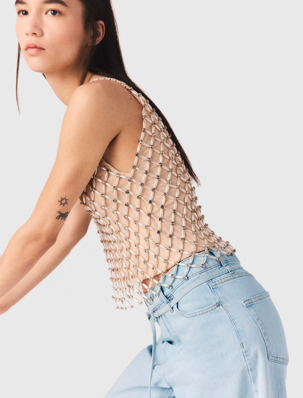 Maje New / Beaded top with lining