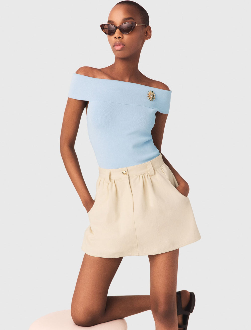 Maje Discount / Cotton skort