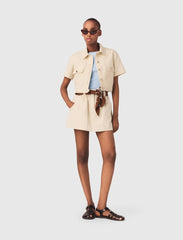 Maje Online / Short-sleeved cropped jacket
