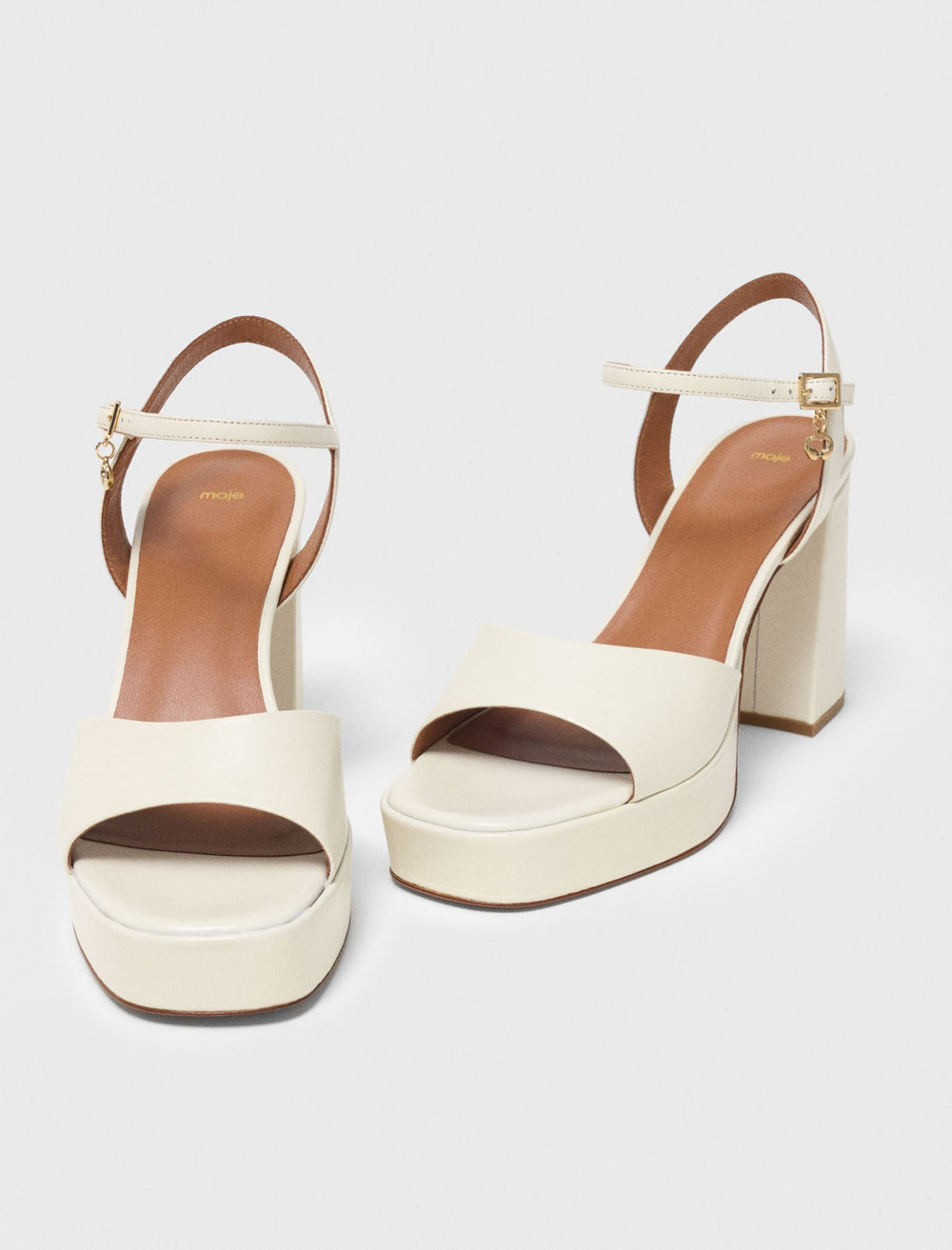Maje Shop / Leather platform sandals