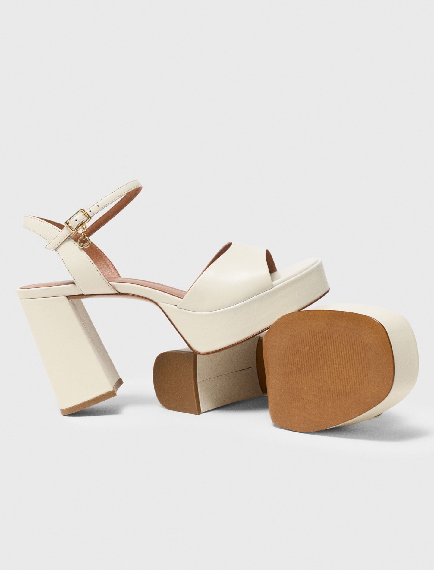 Maje Shop / Leather platform sandals