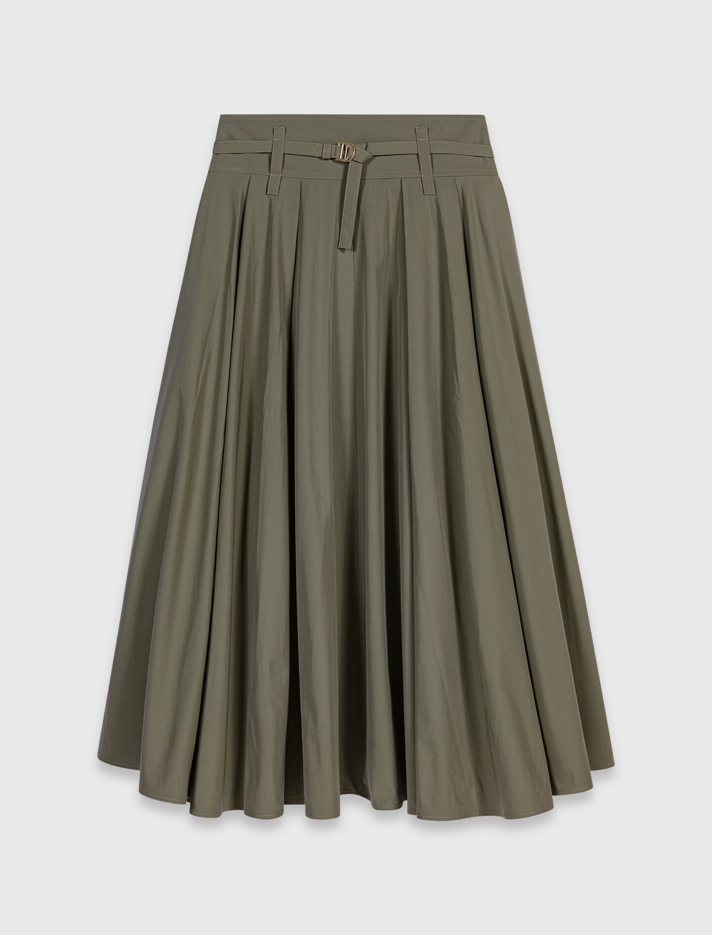 Maje Sale / Cotton pleated maxi skirt