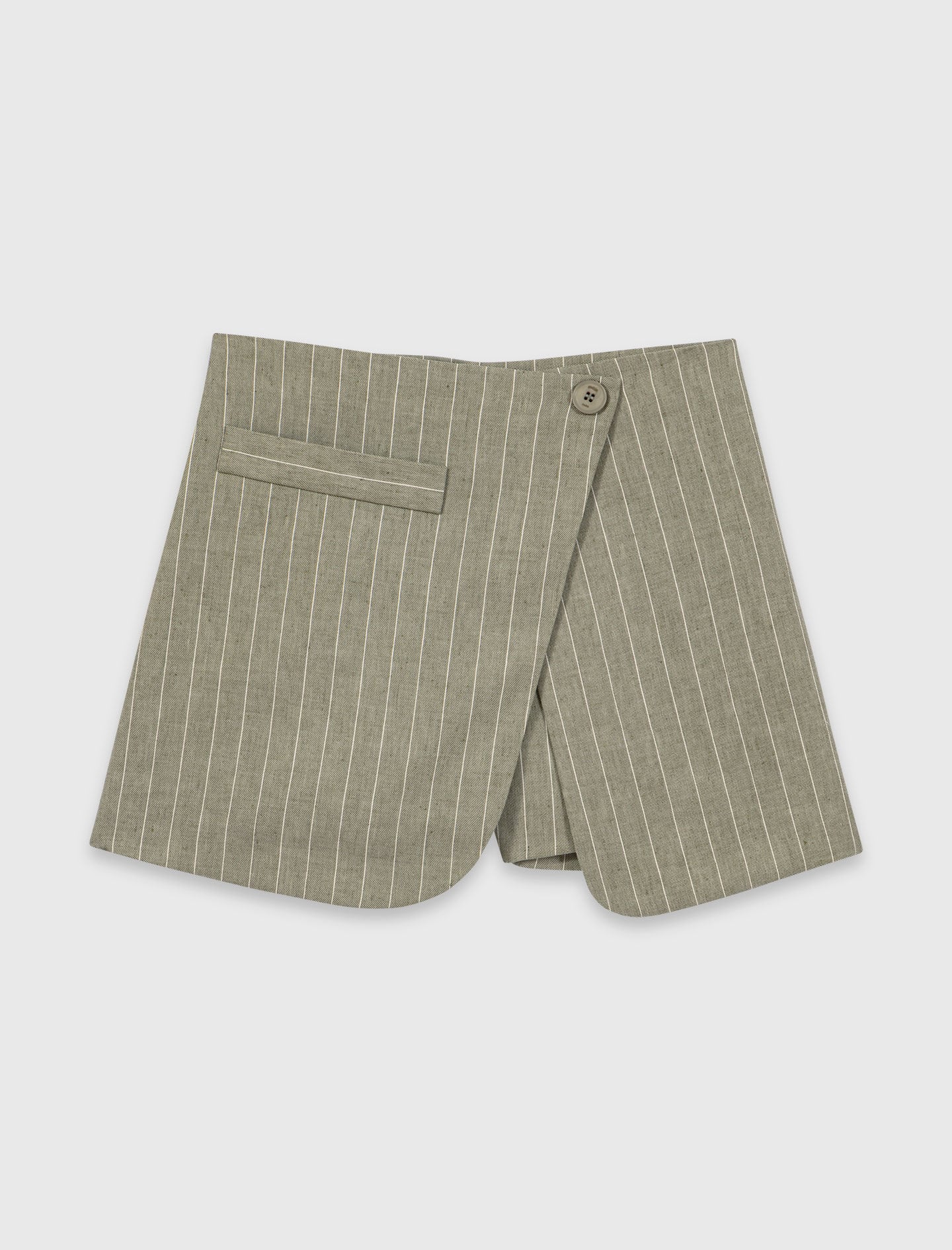 Maje On Sale / Layered linen blend shorts