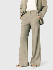 Maje Outlet / Linen-blend suit trousers