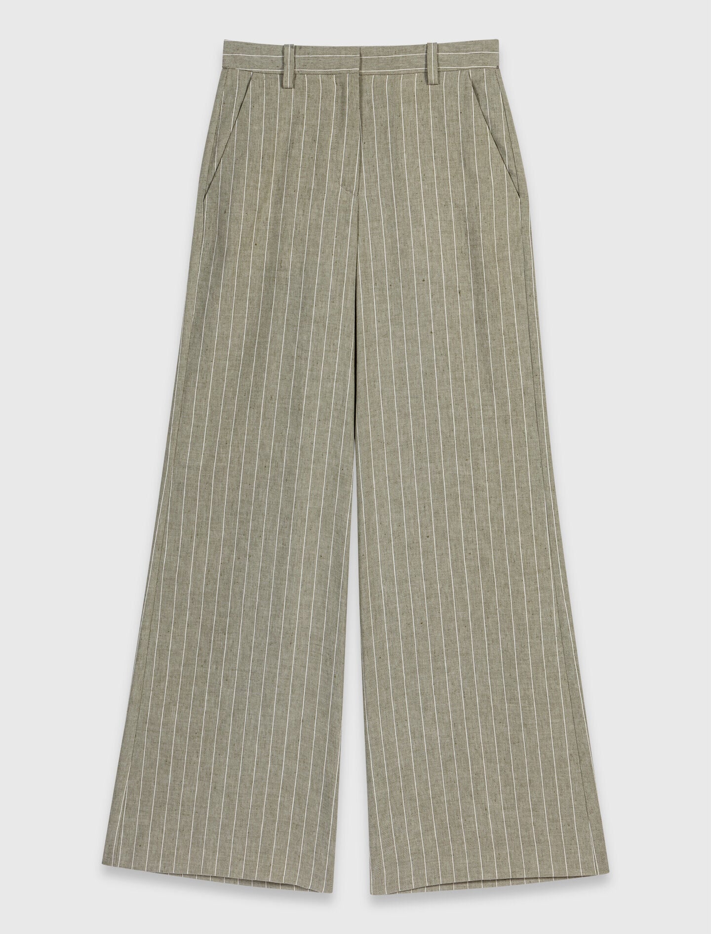 Maje Outlet / Linen-blend suit trousers