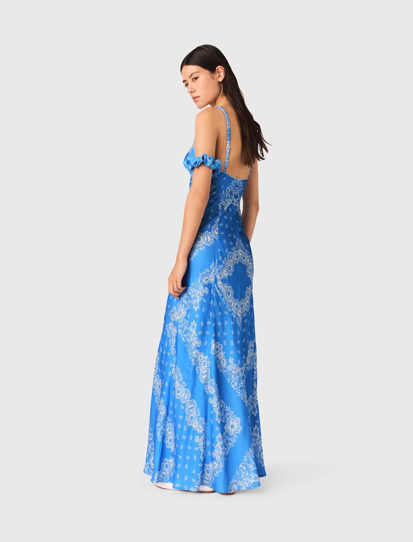 Maje Discount / Patterned Maxi Dress