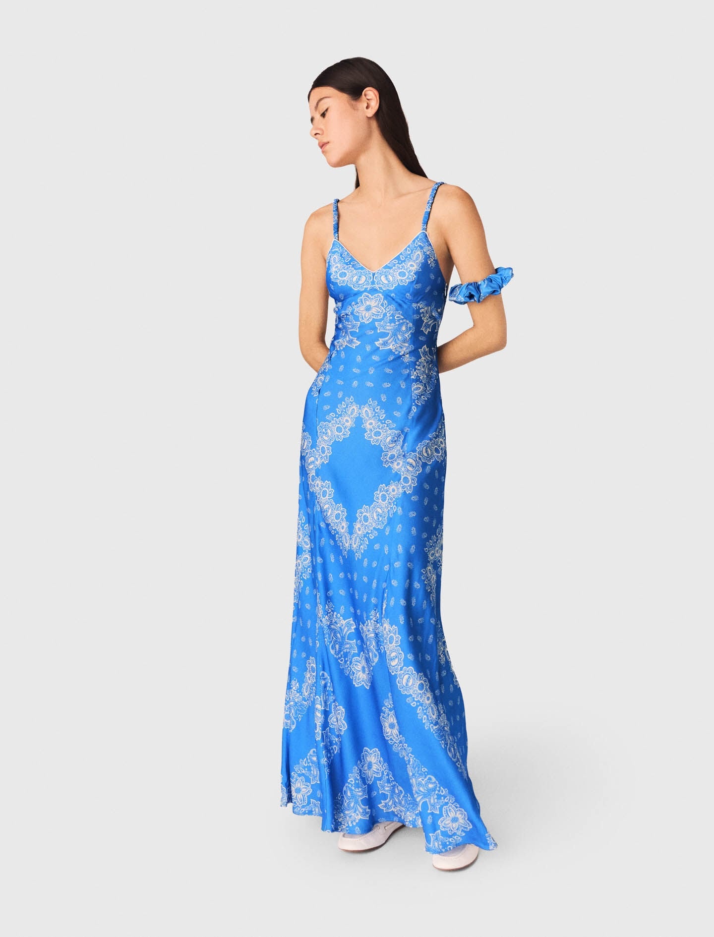 Maje Discount / Patterned Maxi Dress
