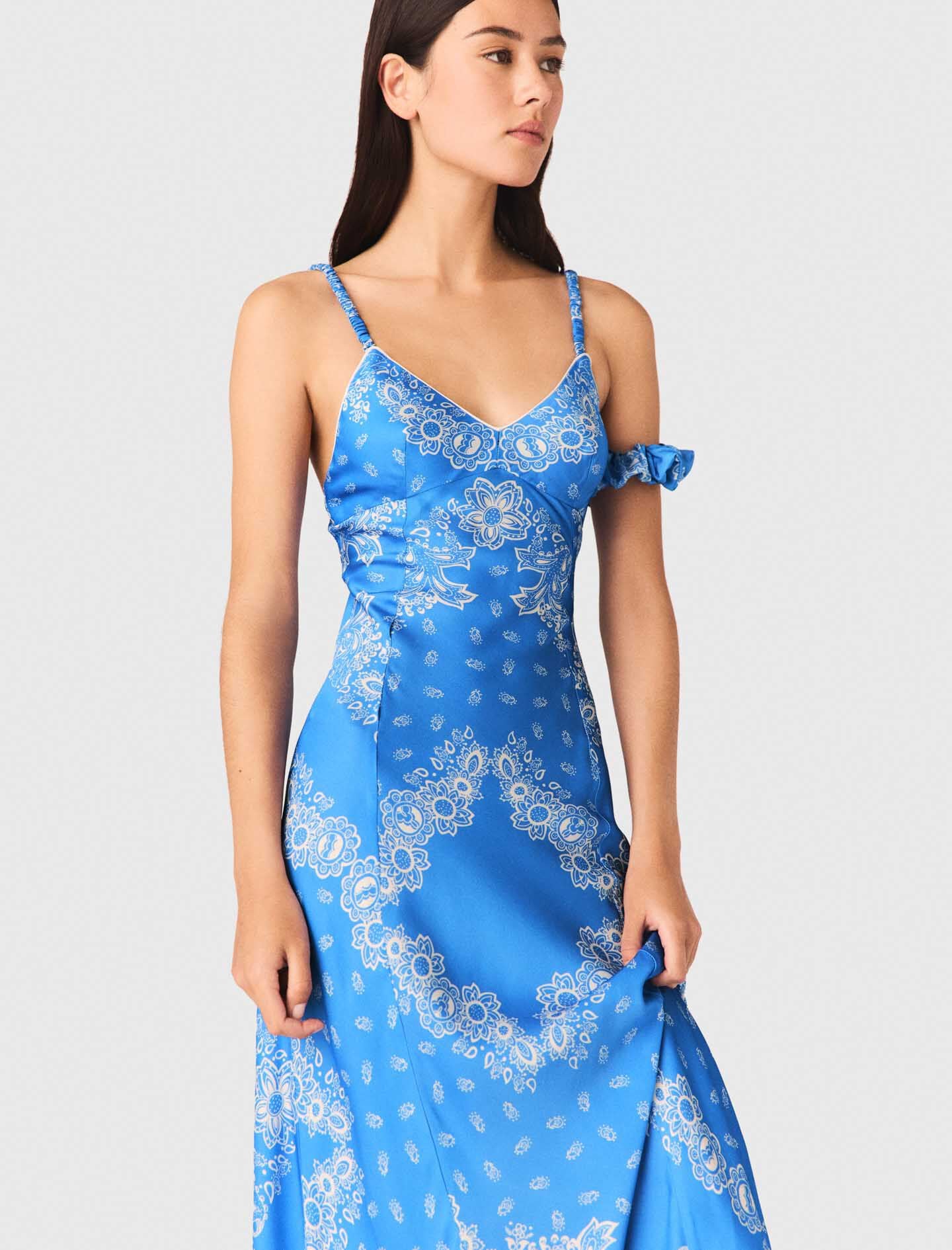Maje Discount / Patterned Maxi Dress