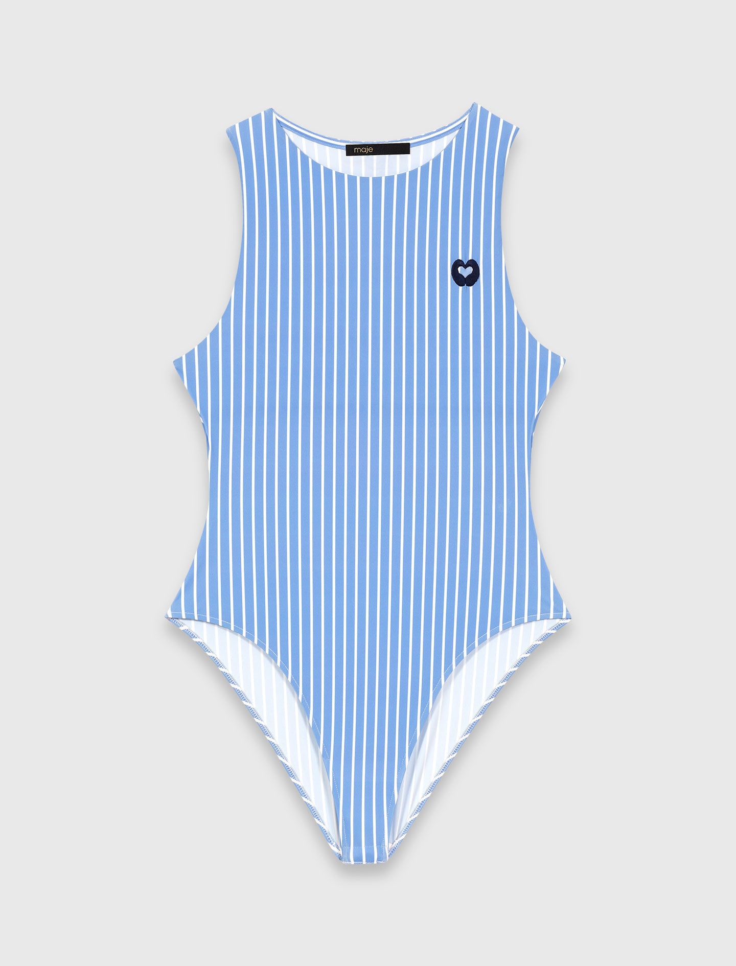 Maje Sale / Striped bodysuit