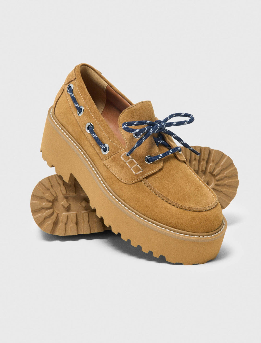 Maje Discount / Suede platform boat shoes