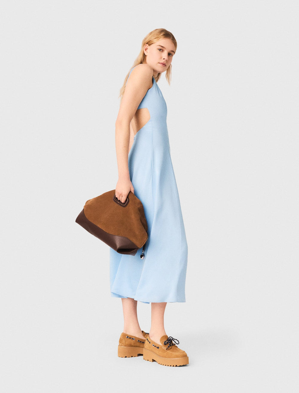 Maje Online / Open-back maxi dress