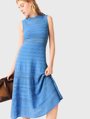 Maje Shop / Pointelle knit maxi dress