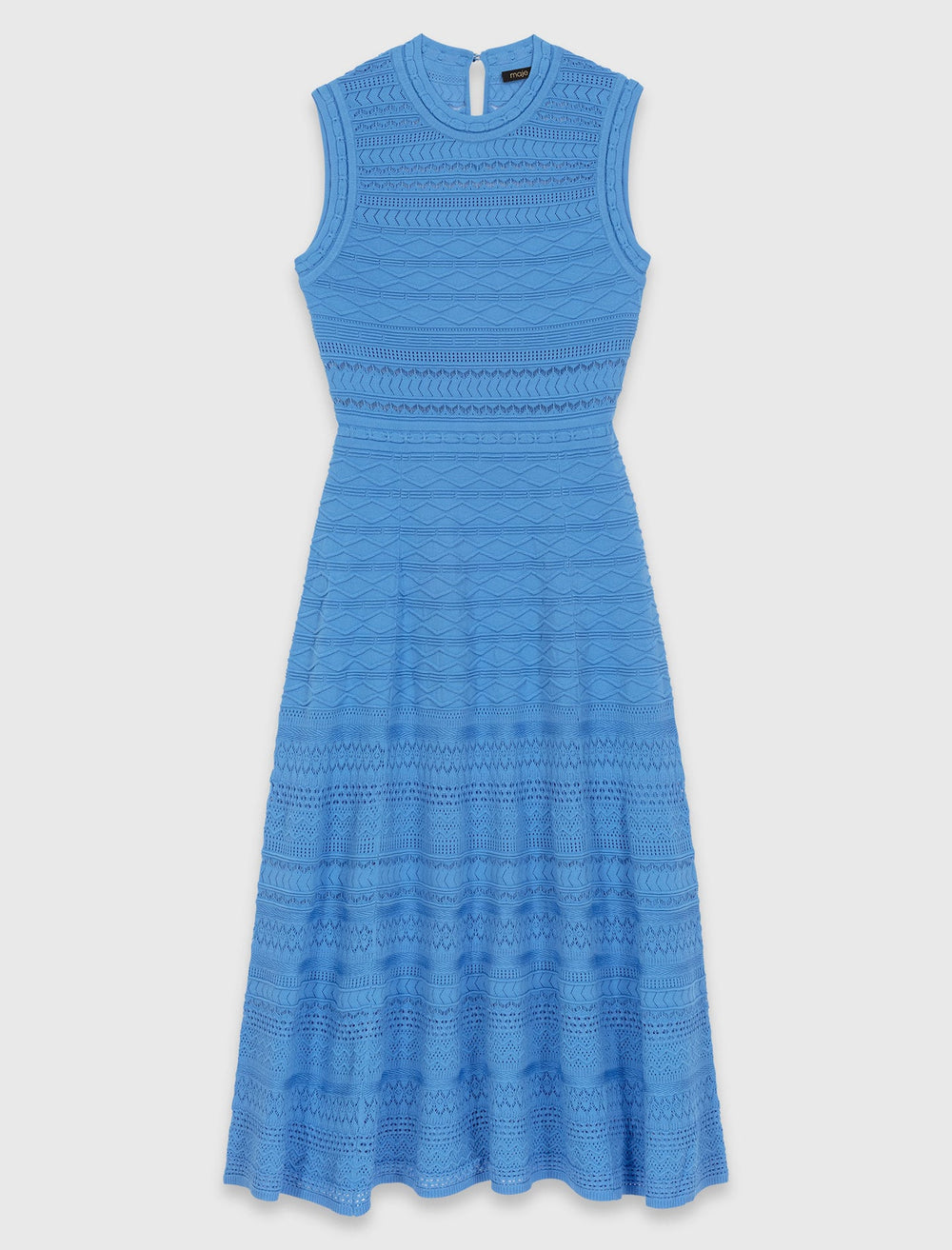 Maje Shop / Pointelle knit maxi dress