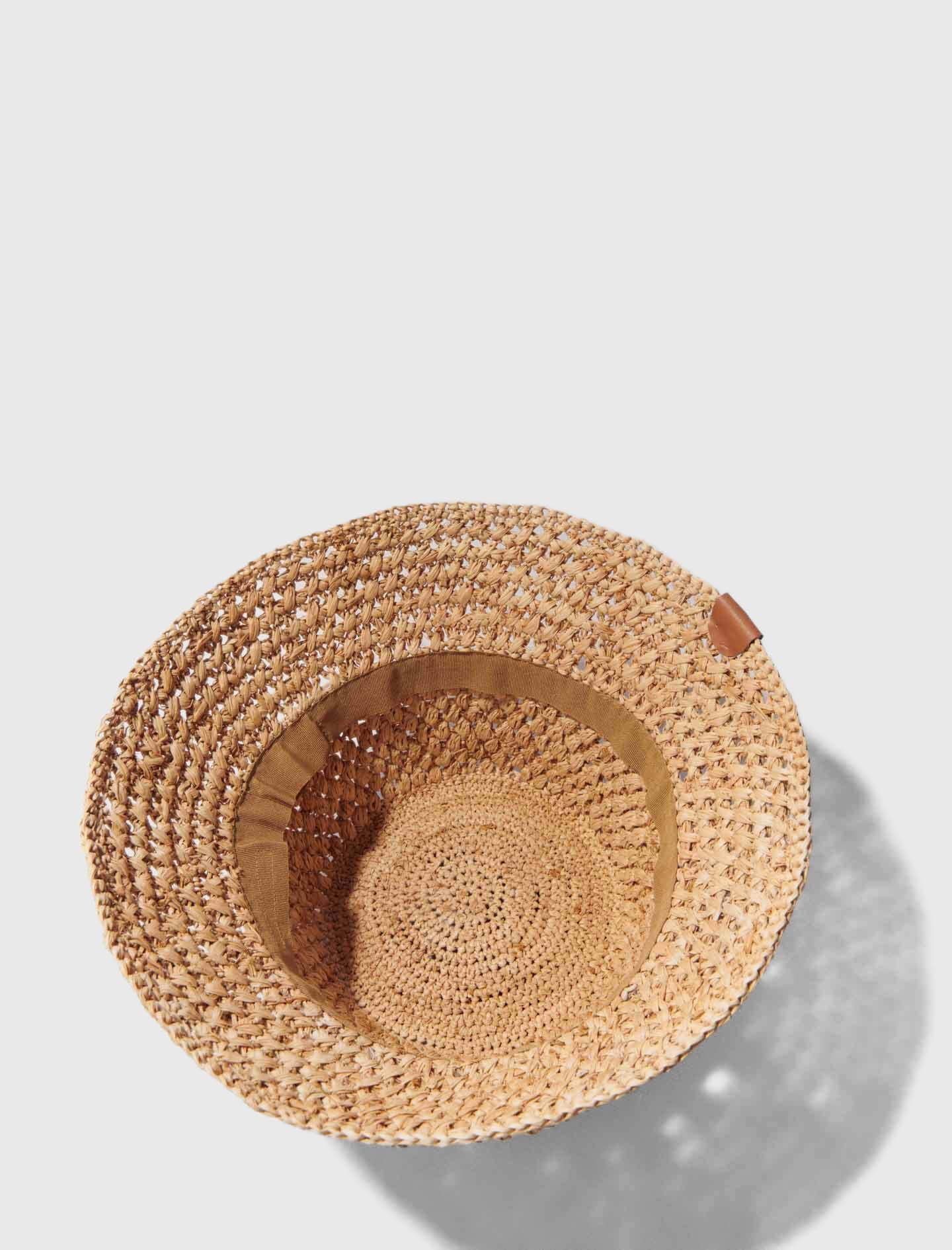 Maje On Sale / Crochet raffia bucket hat