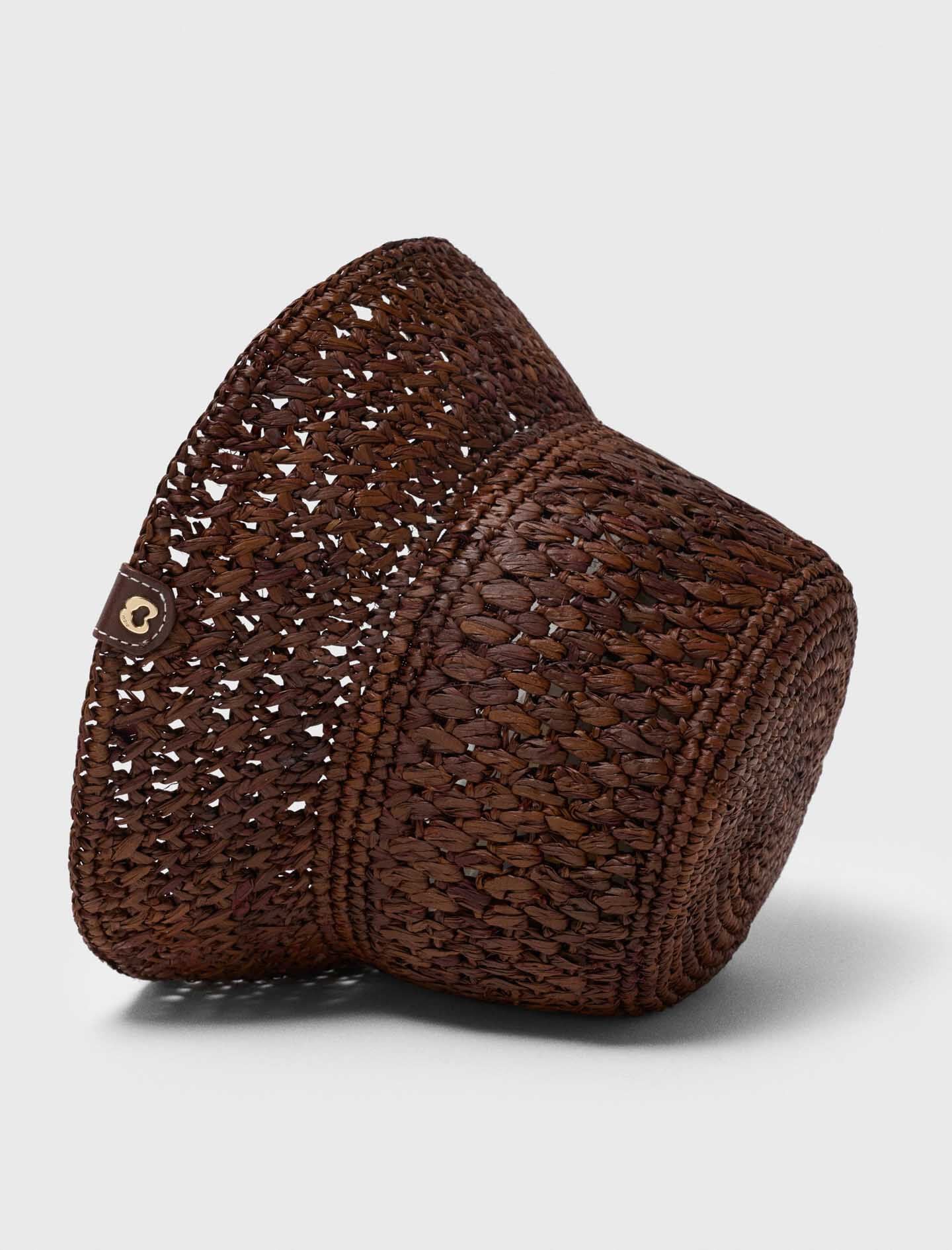Maje New / Colourful natural raffia bucket hat