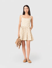 Maje Online / Short flared patterned dress