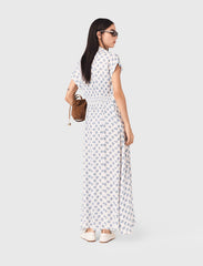 Maje Sale / Jacquard print maxi dress