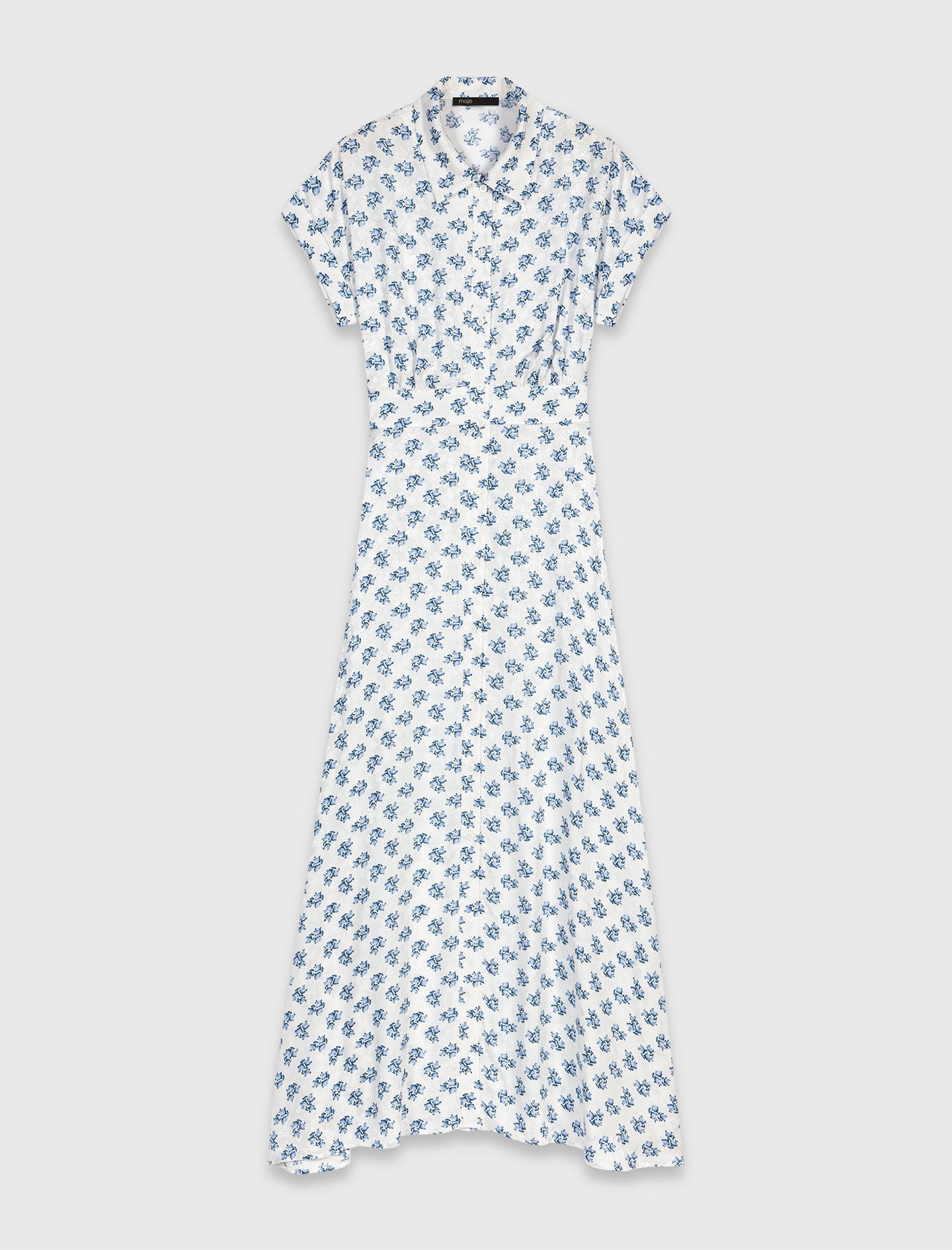 Maje Sale / Jacquard print maxi dress