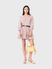 Maje On Sale / Patterned pleated dress