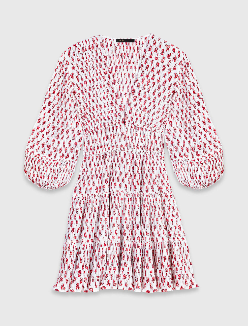 Maje On Sale / Patterned pleated dress