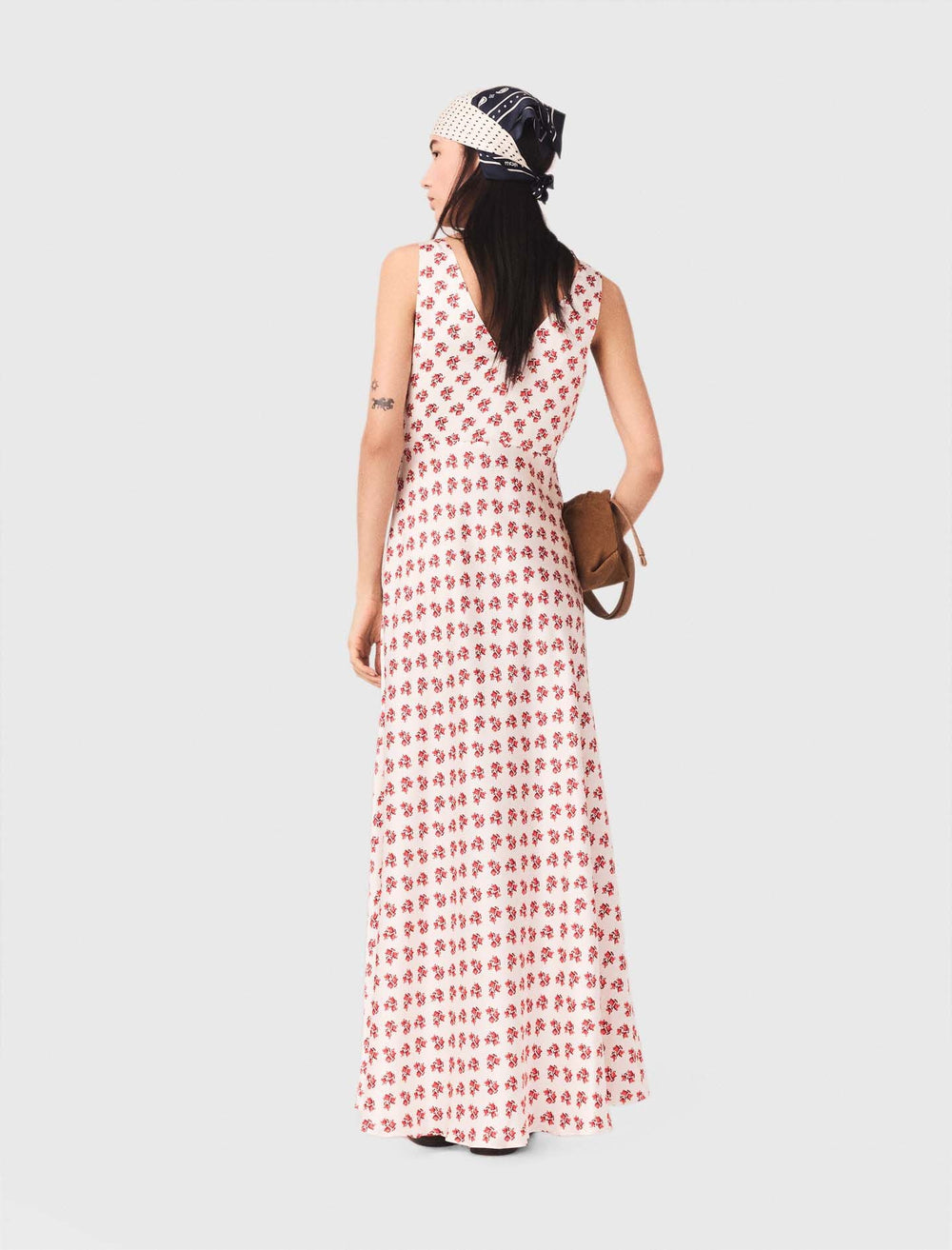 Maje Outlet / Patterned silk dress