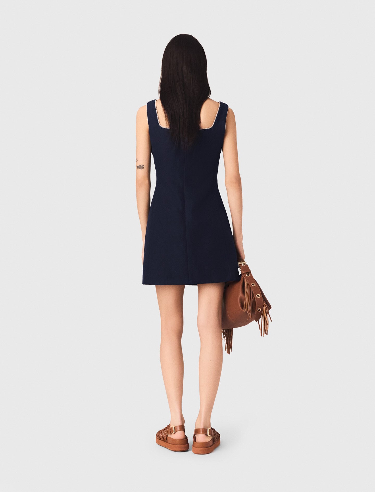 Maje Shop / Short linen-blend dress