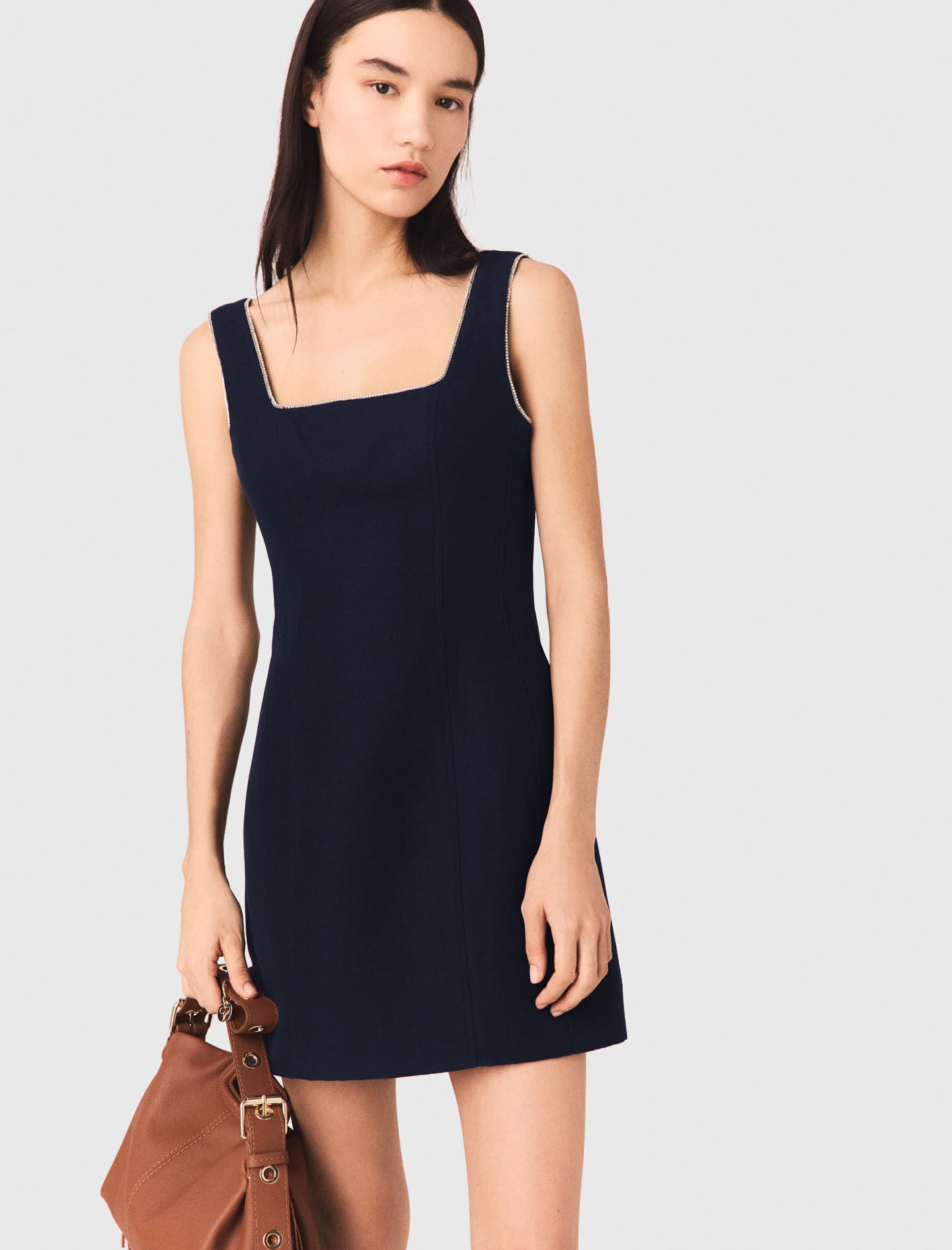 Maje Shop / Short linen-blend dress