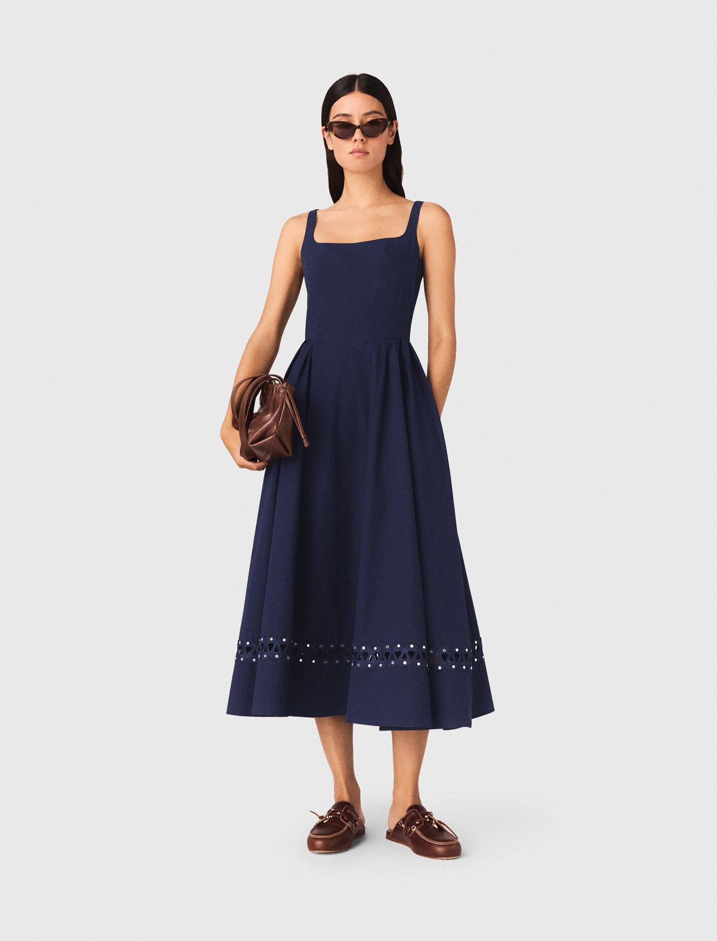 Maje Sale / Flared midi dress