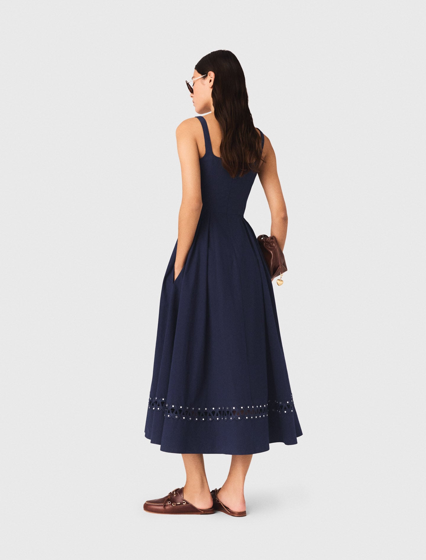 Maje Sale / Flared midi dress