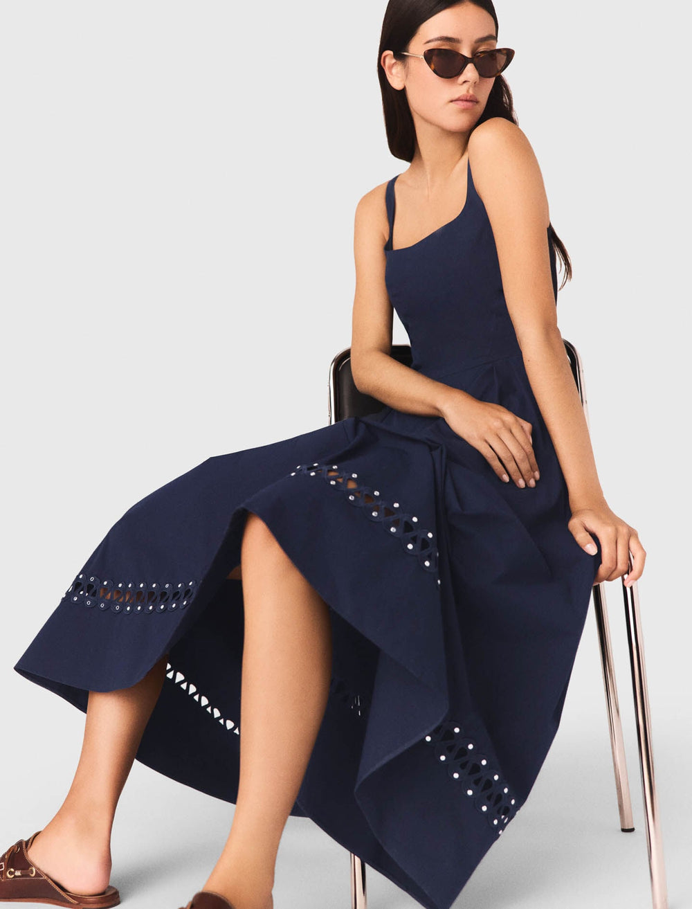 Maje Sale / Flared midi dress