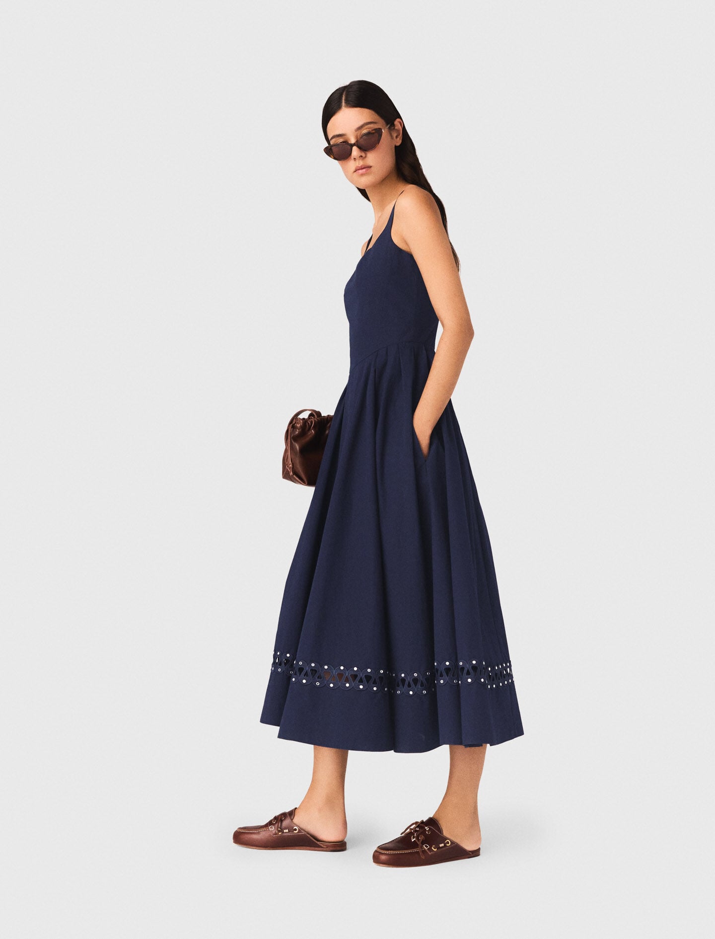 Maje Sale / Flared midi dress