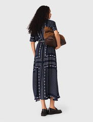 Maje Outlet / Flowy patterned maxi dress