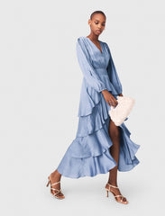 Maje New / Ruffled maxi dress