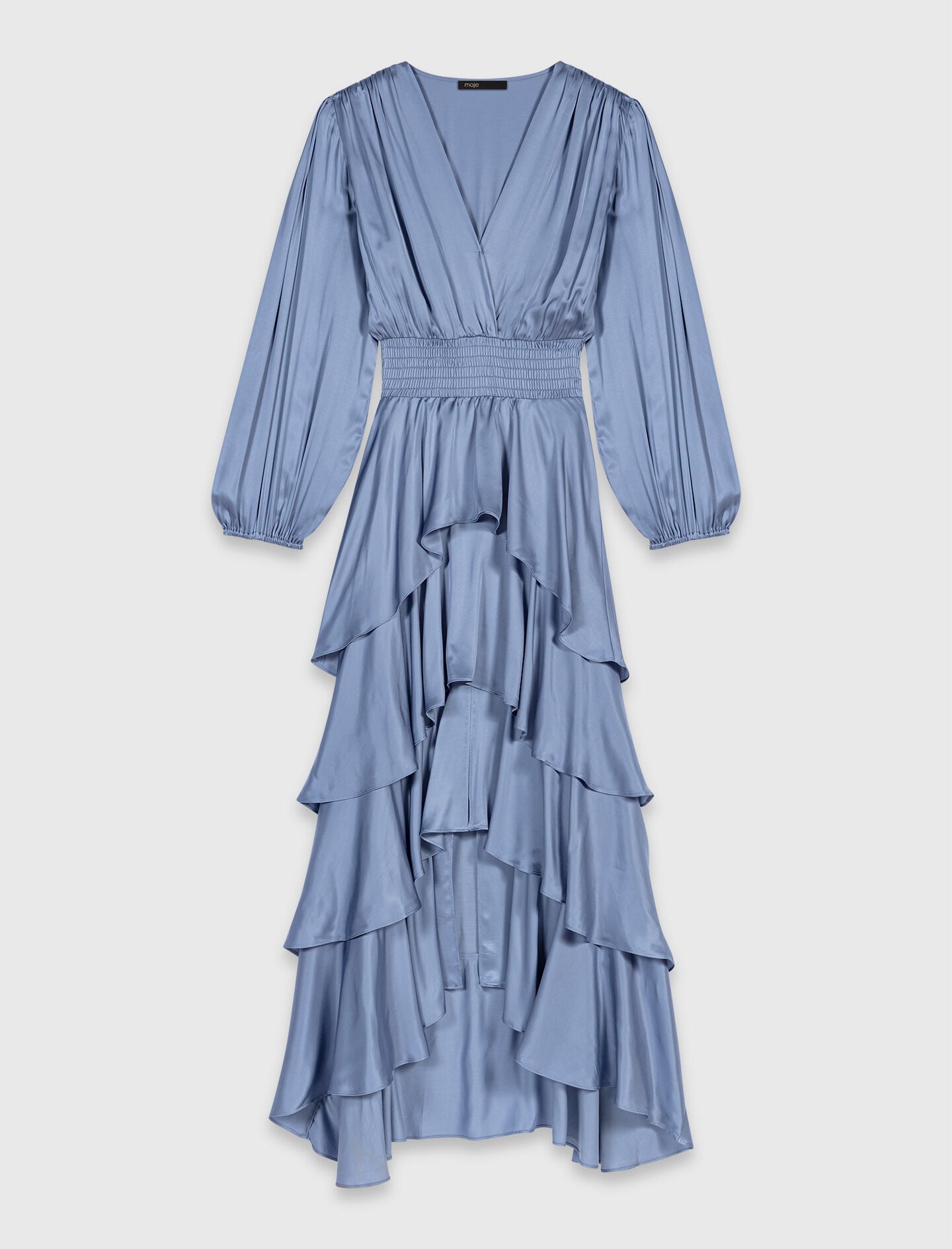 Maje New / Ruffled maxi dress