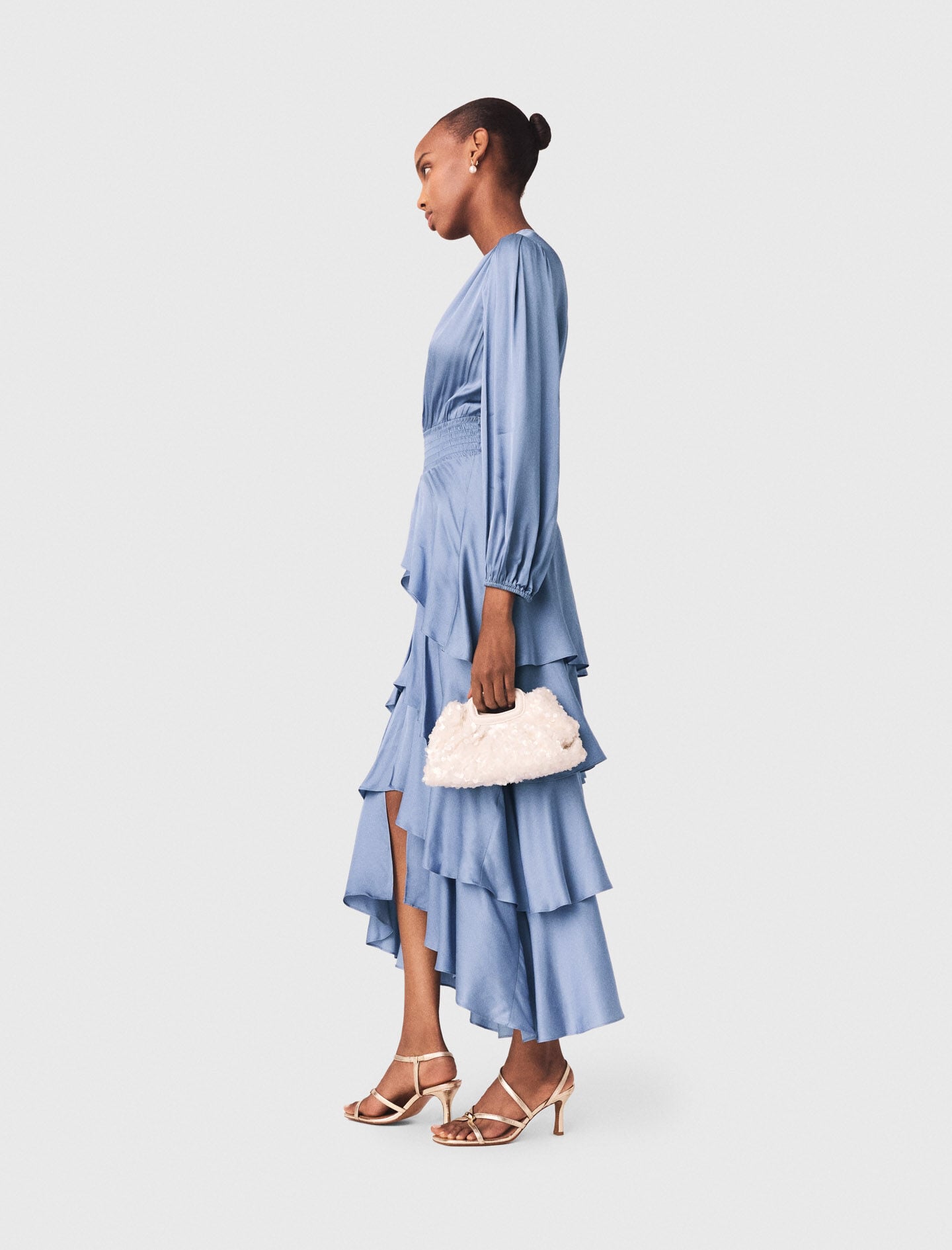 Maje New / Ruffled maxi dress