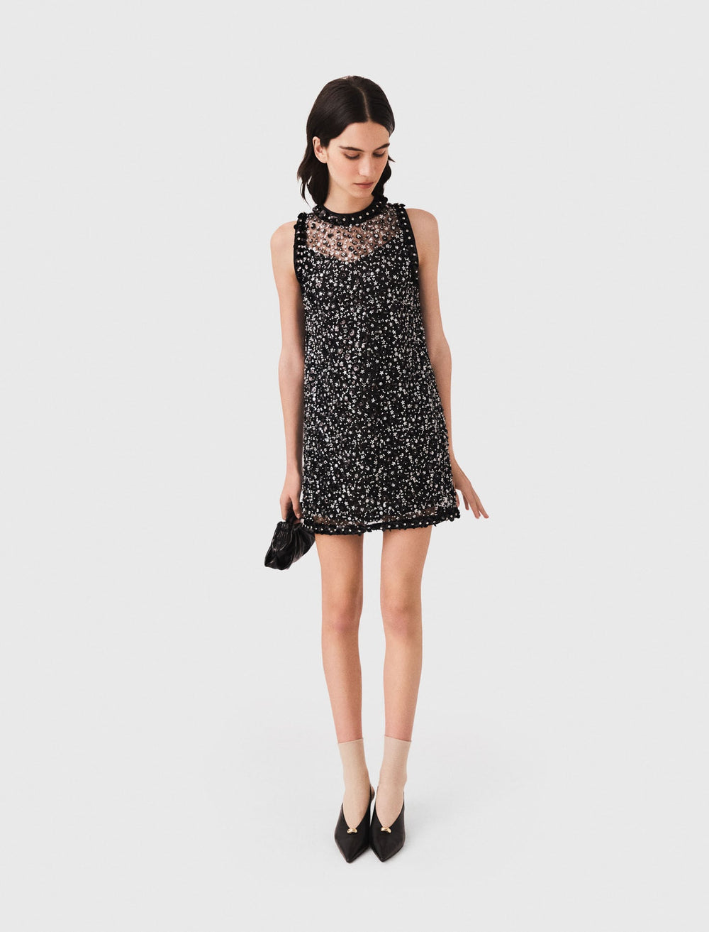 Maje Discount / Floral sequin dress