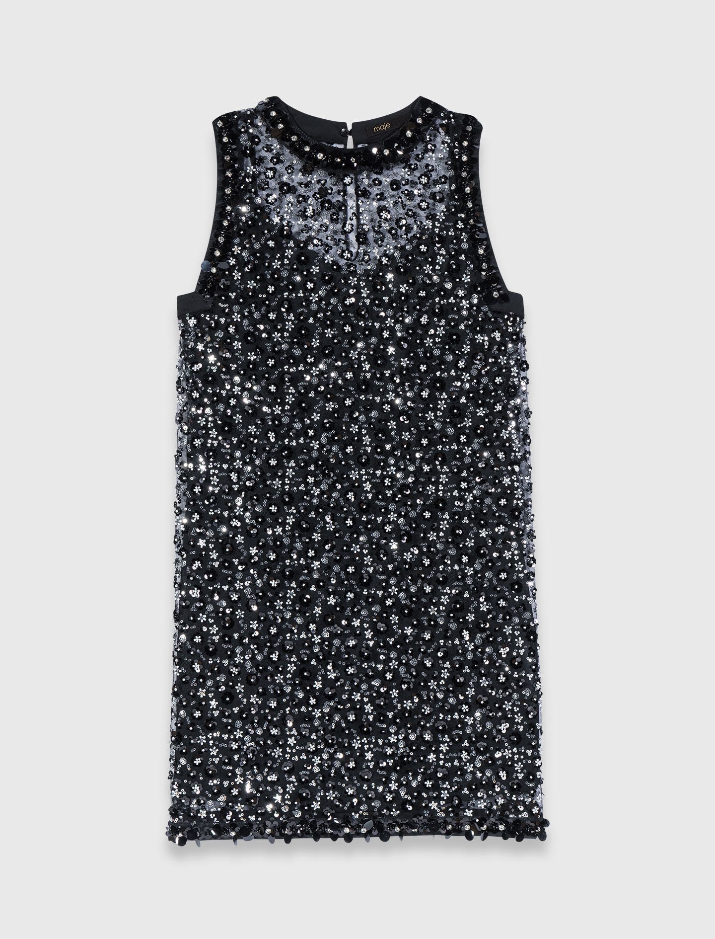 Maje Discount / Floral sequin dress