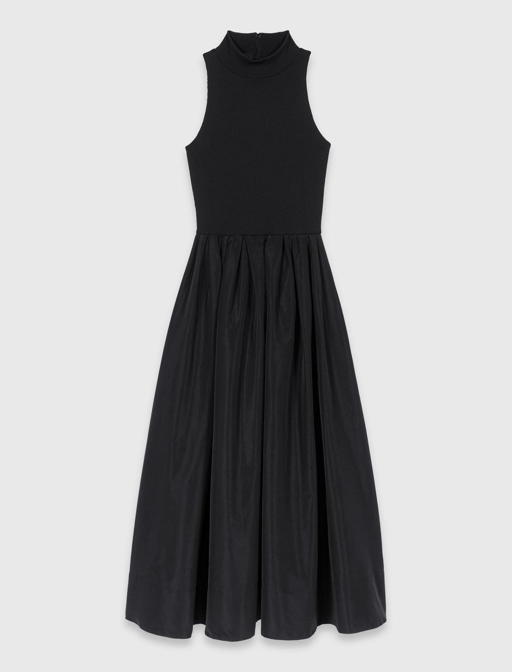 Maje Online / Mixed-material taffeta dress