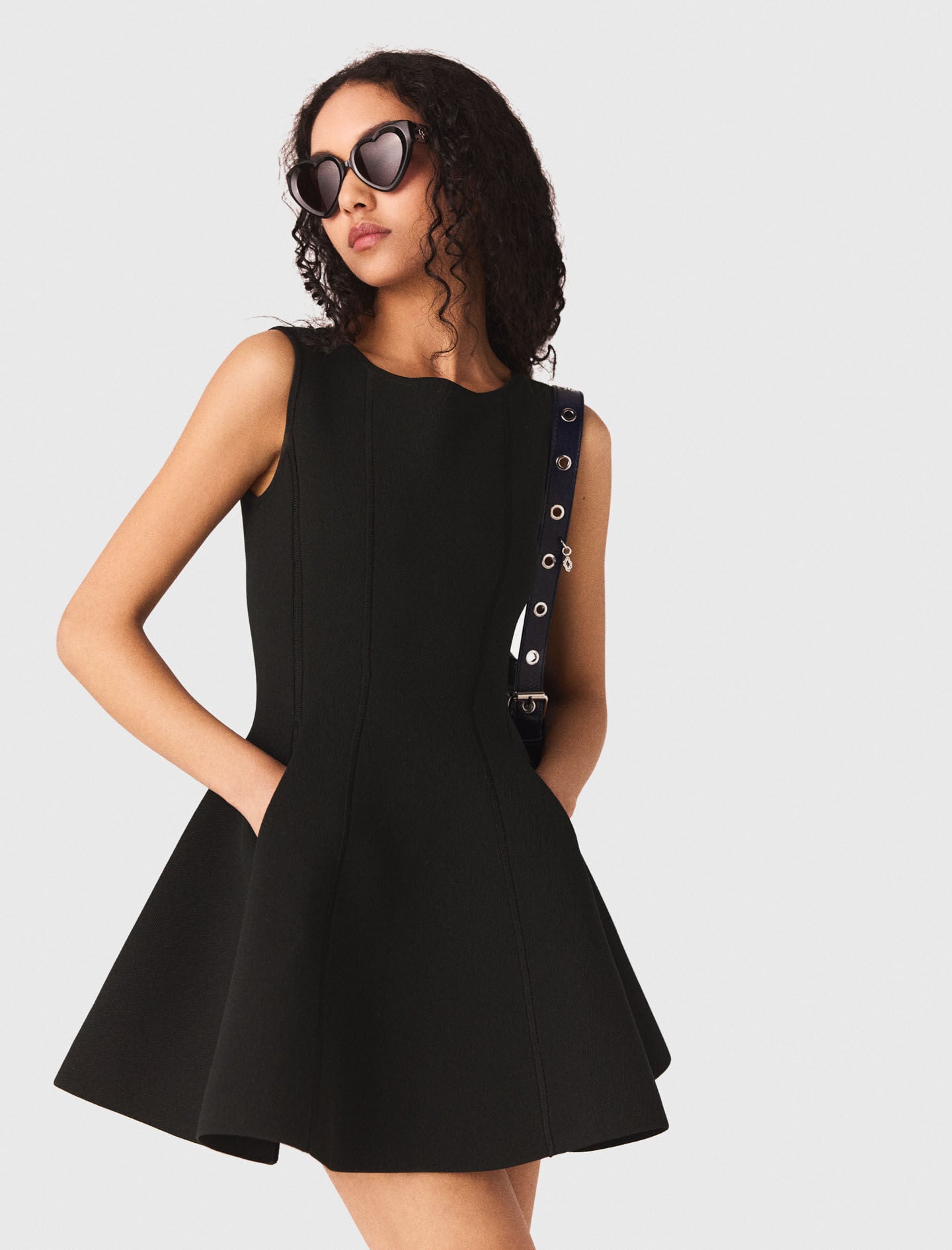Maje On Sale / Skater dress with jewelled bows