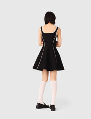 Maje Online / Short dress with topstitch details