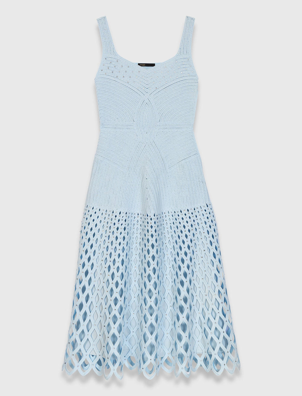 Maje Shop / Crochet dress with removable lining