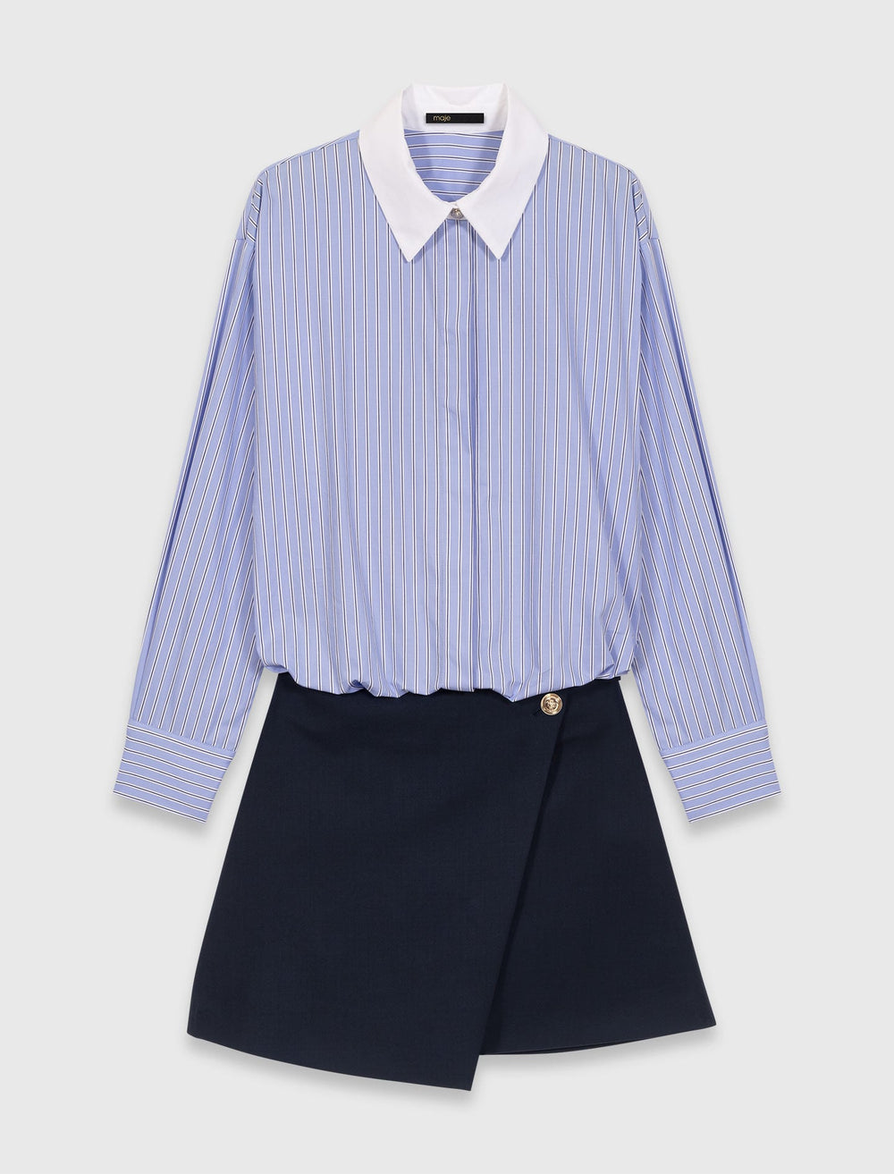 Maje Sale / 2-in-1 shirt dress