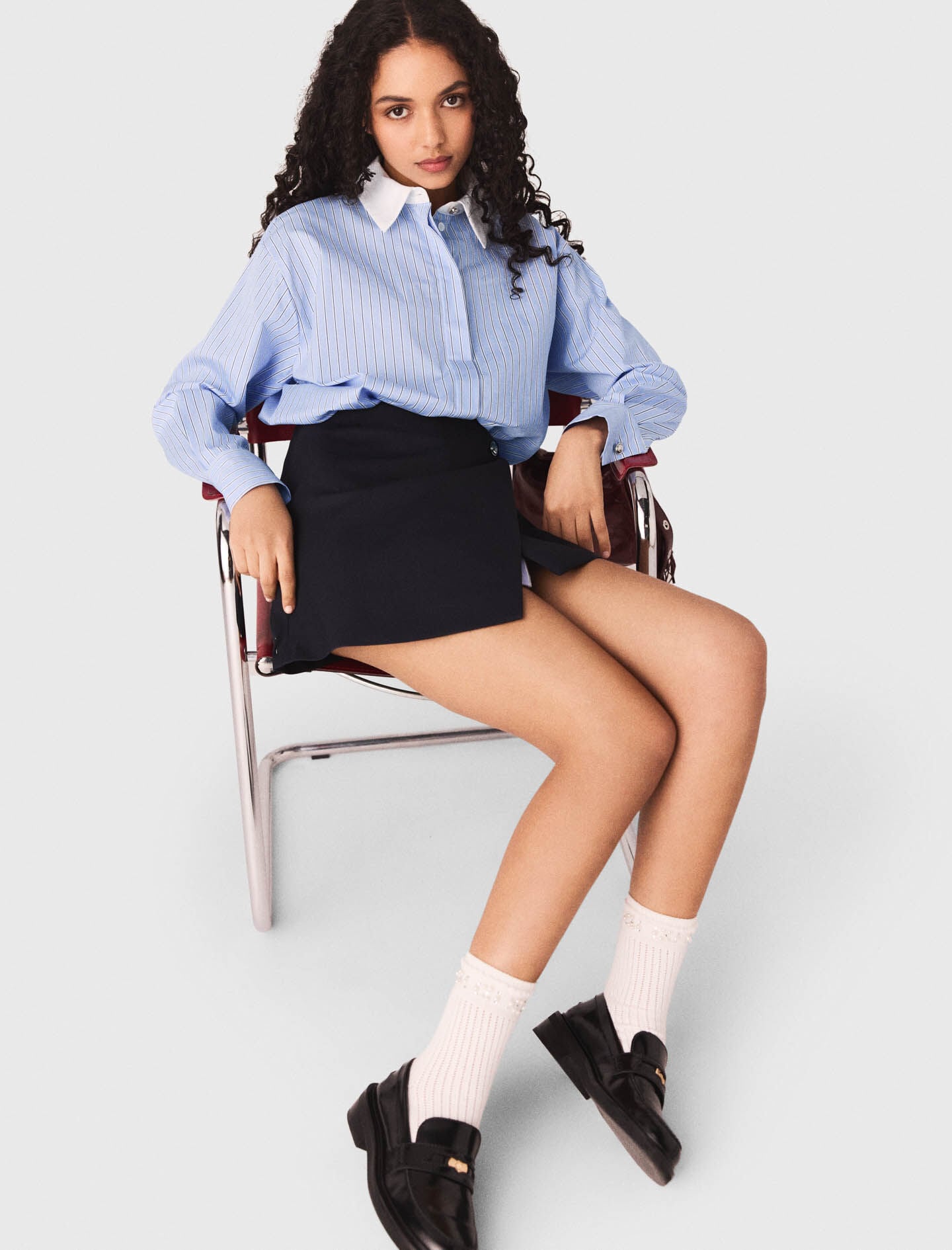 Maje Sale / 2-in-1 shirt dress