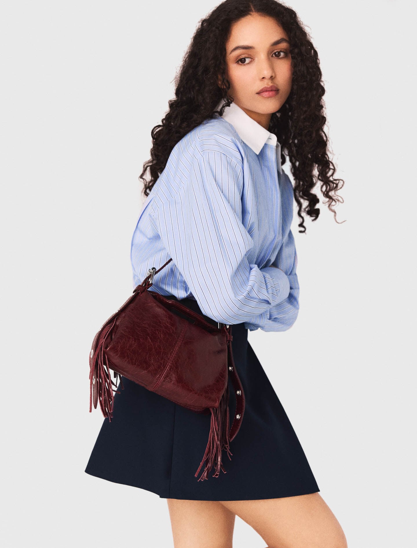 Maje Sale / 2-in-1 shirt dress
