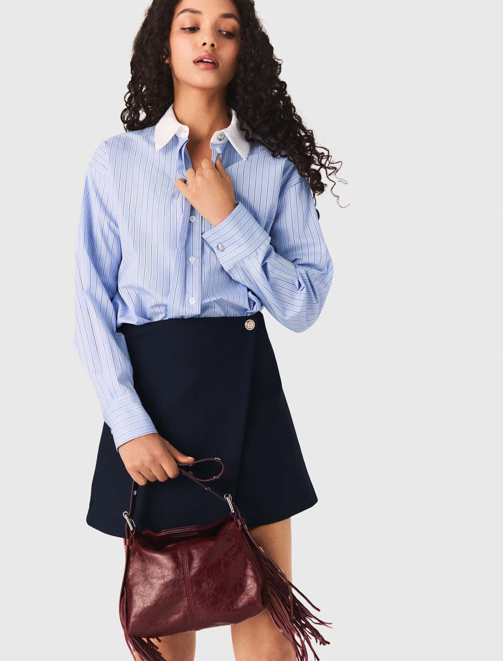 Maje Sale / 2-in-1 shirt dress