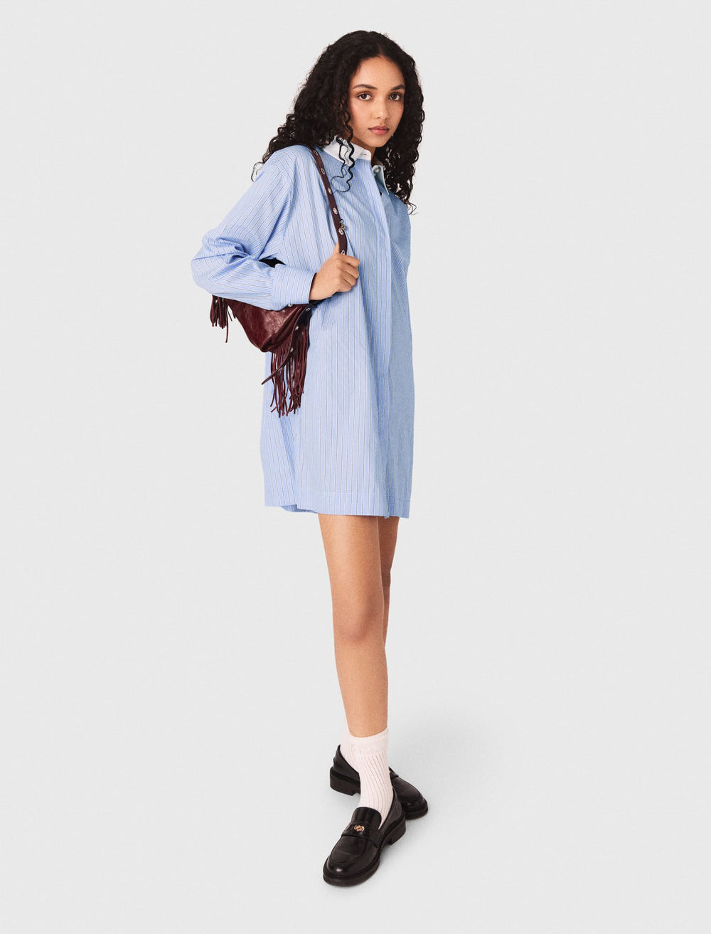 Maje Sale / 2-in-1 shirt dress