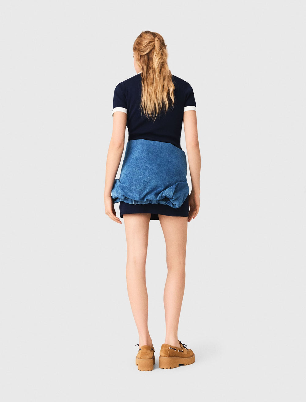Maje Shop / Contrast-trim polo dress