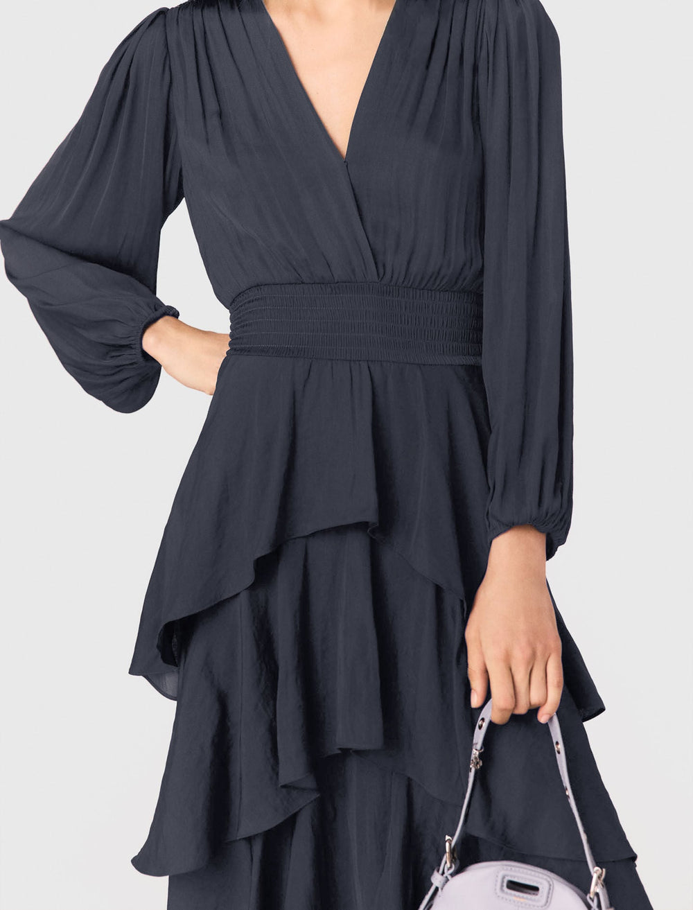 Maje Outlet / Ruffled maxi dress